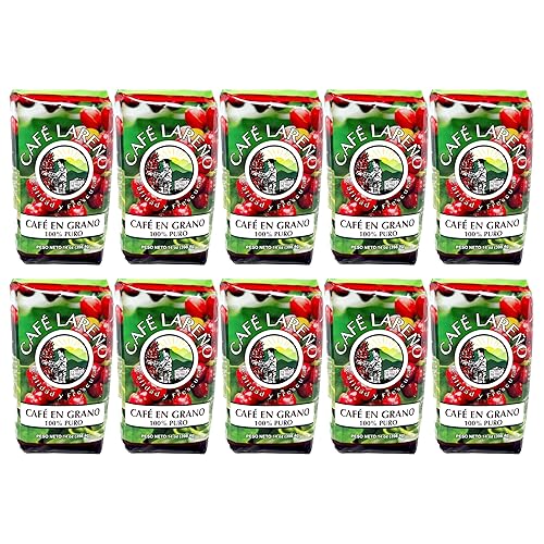 Café Lareño Whole Bean Coffee - Lares, Puerto Rico - 14 Ounce (Pack of 10)