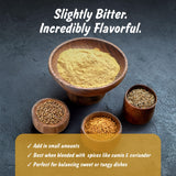 Spice Profile USDA Organic Fenugreek Powder, Lab Tested, Resealable 8 oz Pouch, Methi Ground, Polvo de Fenogreco