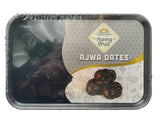 Ajwa Dates Premium Quality 2 pack, 800g/28.2oz total (400g/14.1oz x 2) - Imported from Saudi Arabia, 100% Natural