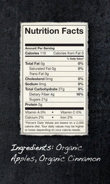 Bare Baked Crunchy Organic Apple Chips, Cinnamon, Gluten Free, 3 Ounce Bag, 6 Count