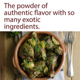 The Spice Way - Ras El Hanout Moroccan Meat Spice Blend of Turmeric, Cinnamon, Coriander, Mace, Cumin, Paprika & Nutmeg - Salt Free (resealable bag 4