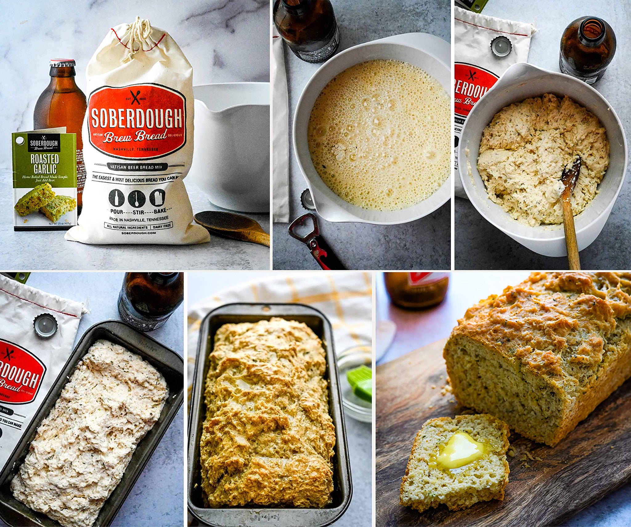 Soberdough Savory Trio - Bread Mixes