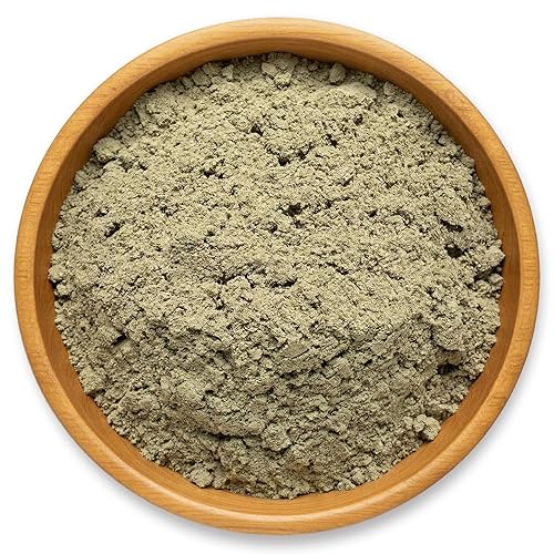 NY Spice Shop Mugwort Dried Herb Powder - Natural Artemisia Vulgaris - Ground Herbal Leaves for Adding Natural Flavor in Soups, Teas, Smoothies