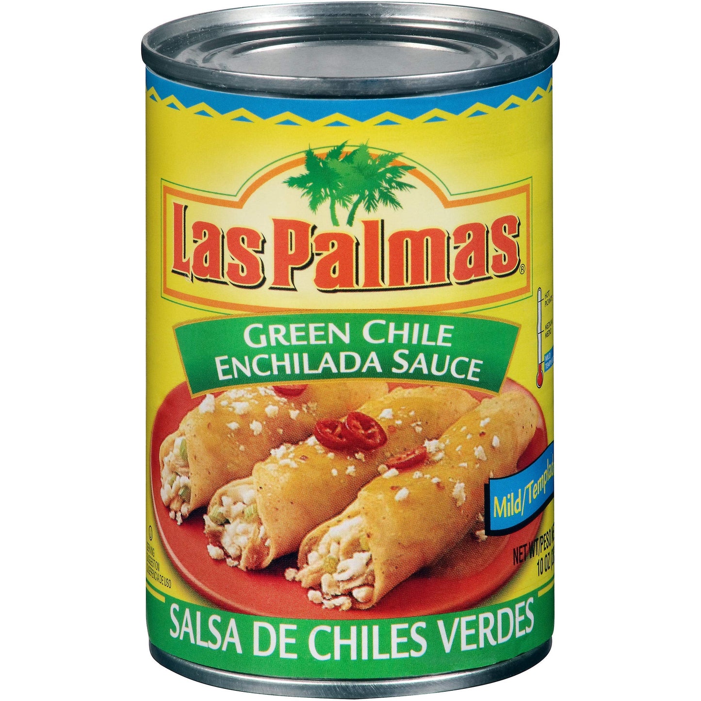 PACK OF 12 - Las Palmas Green Chile Enchilada Sauce Mild, 10.0 OZ