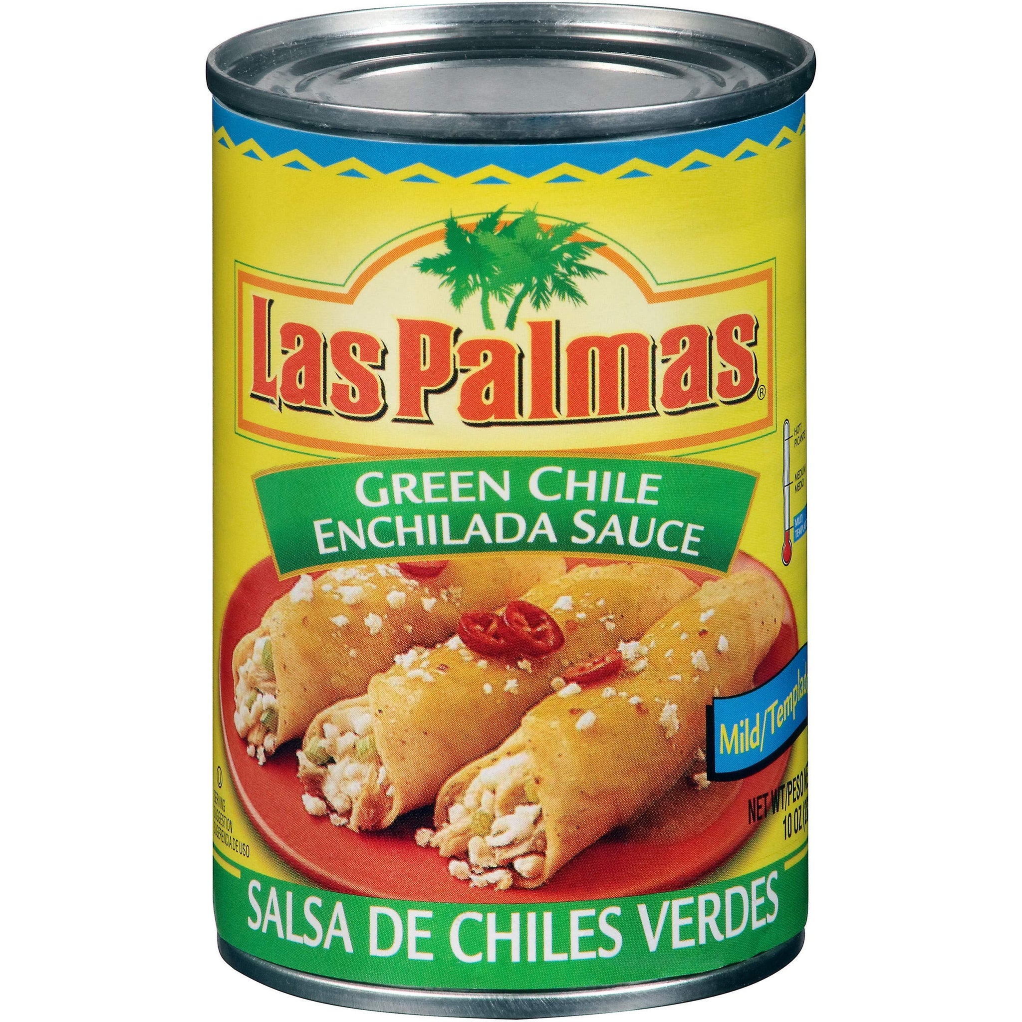 PACK OF 12 - Las Palmas Green Chile Enchilada Sauce Mild, 10.0 OZ