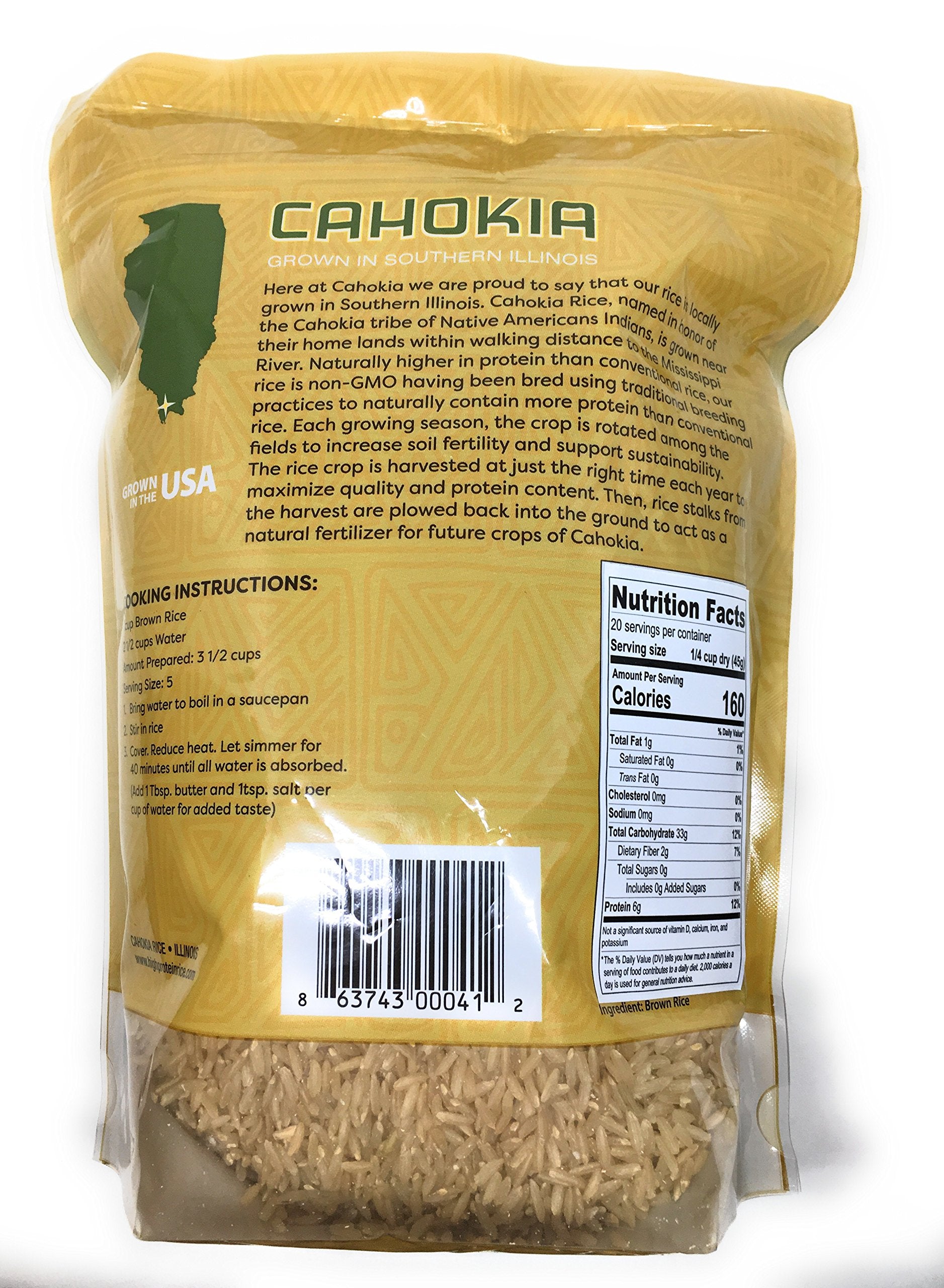 Cahokia High Protein Brown Rice