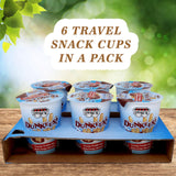 Hazelnut Cocoa Spread with Biscuit Sticks - 6 Pack Individual Kids Travel Snacks On The Go Treats for Kids - Kosher Certified - Stocking Stuffers