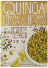 Pereg Lemon & Herbs Quinoa - 6 Oz - Superfood Quinoa Grain - Rich in Proteins, Fibres & Iron - Rice & Pasta Alternative - Non-GMO, Vegetarian & Vegan