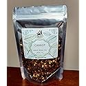 Ginger Tea Carrot Tea Orange Peel | Caffeine Free | Vitamins Rich | All Natural | 4oz Bulk Bag - 60 Cups | Herbal Tea | Loose Tea | Wellness Tea |