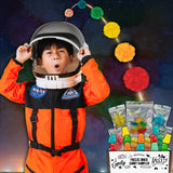 Fun Flavors Box-Gummy Bears Freeze Dried Candy 7 Bag Sampler Variety Pack Gift Box with Before and After Gummies