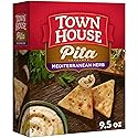 Town House Pita Crackers, Party Snacks, Game Day, Mediterranean Herb 9.5oz Box