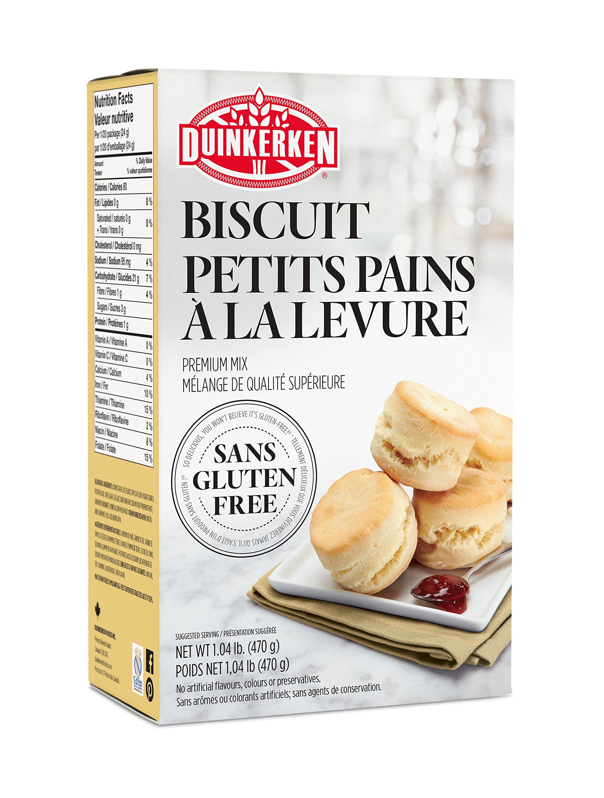 Duinkerken Gluten Free Biscuit Mix, 1.04 Pound