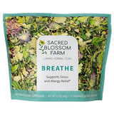 Breathe Herbal Tea | Sacred Blossom Farm | 1.9 oz. Loose Leaf | Sinus and Allergy Relief* | Organically Grown in Wisconsin | Herbal Tea & Medicinal