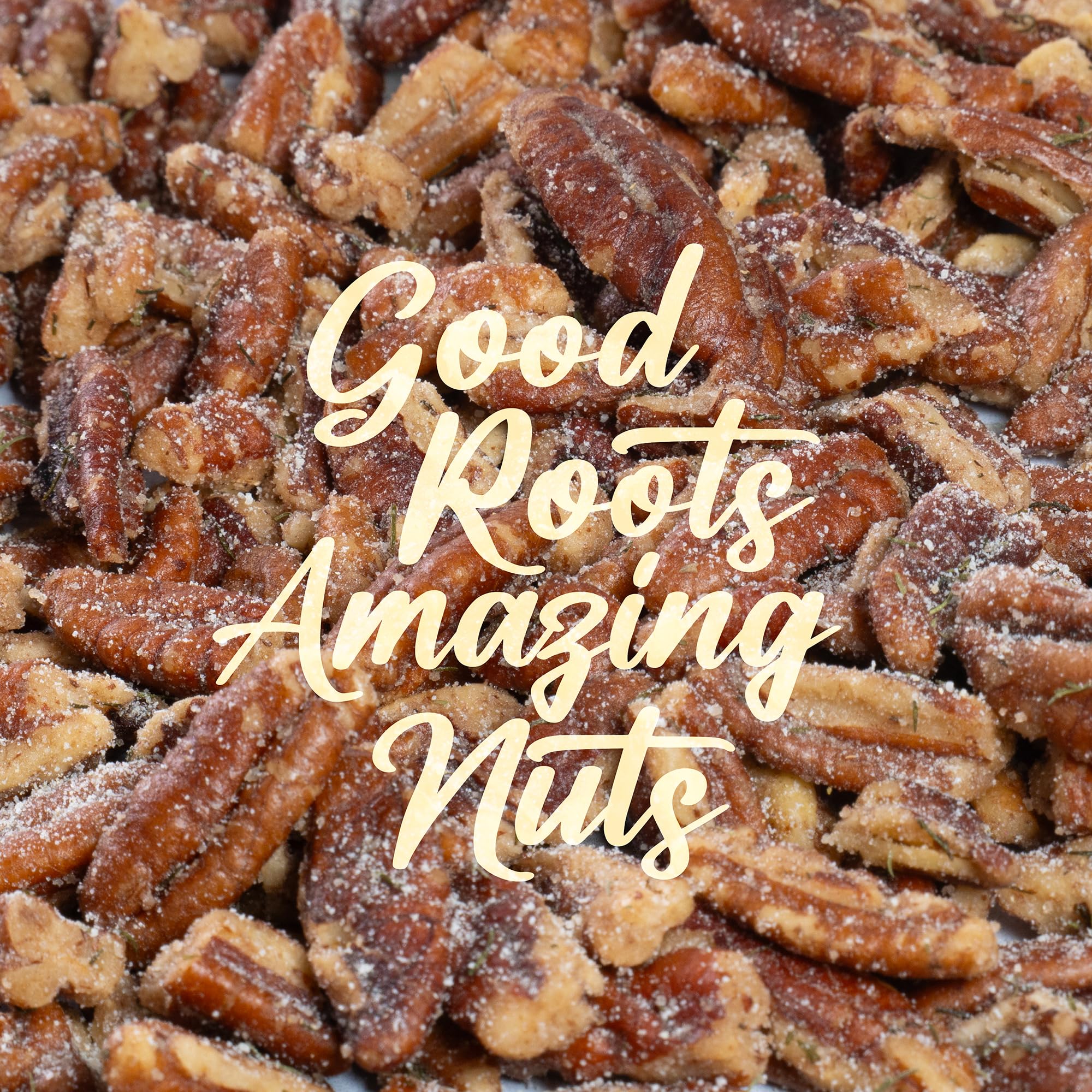 Salt and Vinegar Pecans 24 oz (1.5 lbs) - Crunchy Fried Pecans with Tangy Seasoning, Gourmet Salad Topping & Snack - Lightly Oiled, Bold Flavor by La