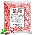 ShippedFast Peppermint Starlights Hard Candies, Real Peppermint Oil Infused Candy Mints, 2 Pound Bag