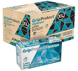 GripProtect® Operon Latex Exam Gloves, Disposable, Textured, Medical, Automotive, Janitorial, Home (1000/Cs) (X-Large)