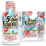 5-hour ENERGY FIREWORK FREEZE Flavor, 6 Count, 1.93 Fl Oz Energy Shot, Extra Strength, Amino Acids, Essential B Vitamins, Sugar Free and Zero Calories