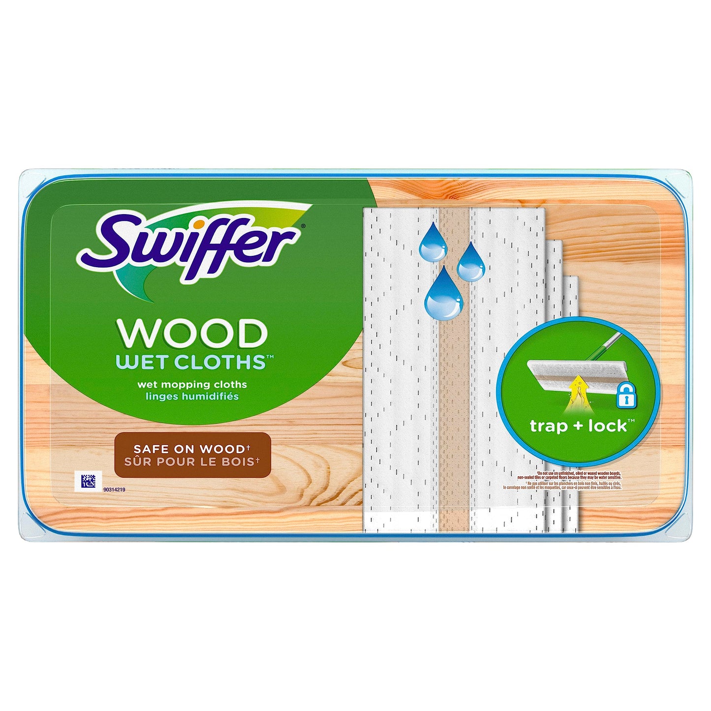 Swiffer Heavy Duty Mop Wet Multi-Surface Cloth Refills for Floor Mopping and Cleaning, Hardwood Floor Cleaner, 20 count