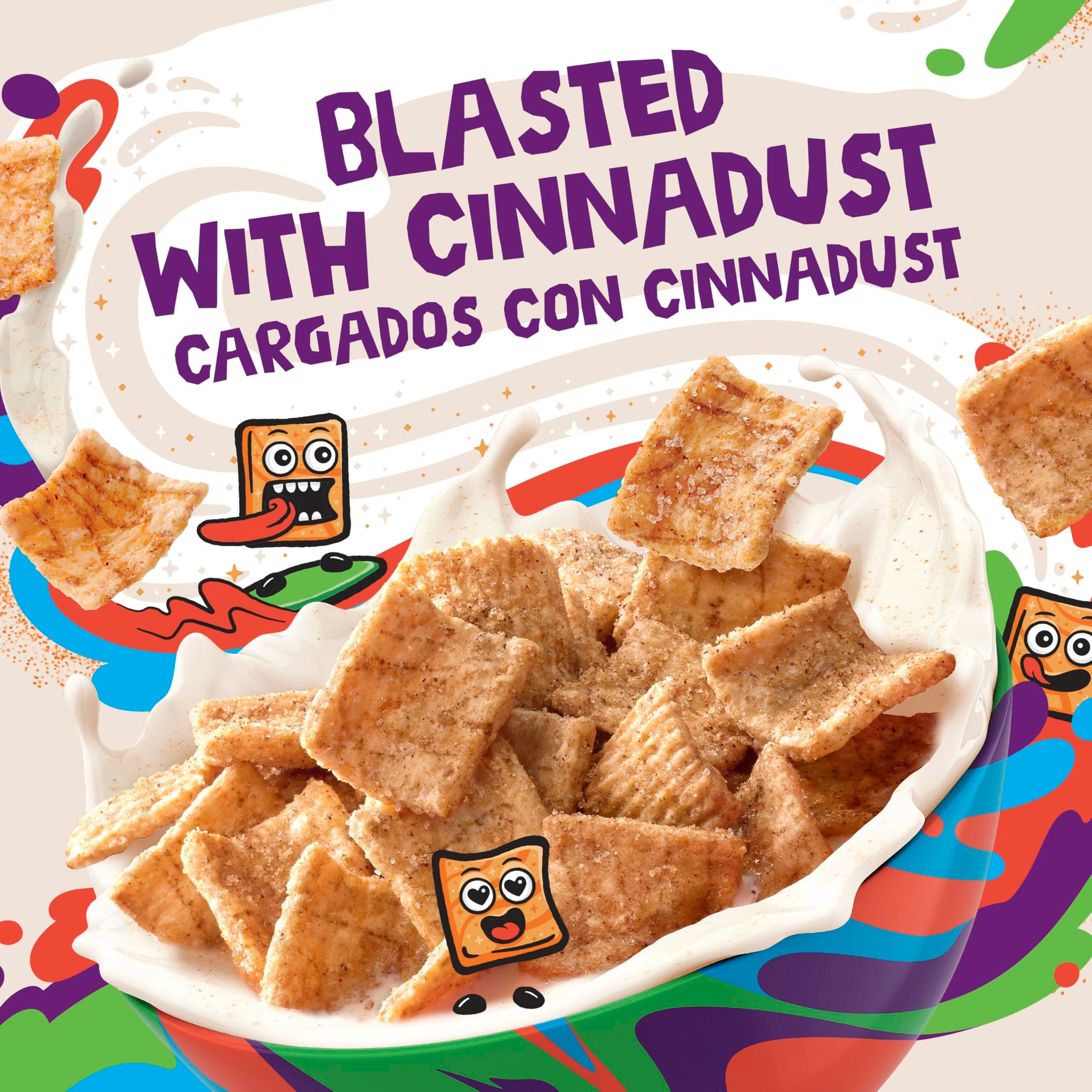 Cinnamon Toast Crunch 25% Less Sugar Cereal, Single Serve Cups, 60 Ct