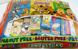 Candy Sticks Candy For Kids; Classroom Gifts; Snack Pack Bundle, Party Favors, Treats, Lunchbox; Individually Boxed Candy Sticks; Batman, Spiderman