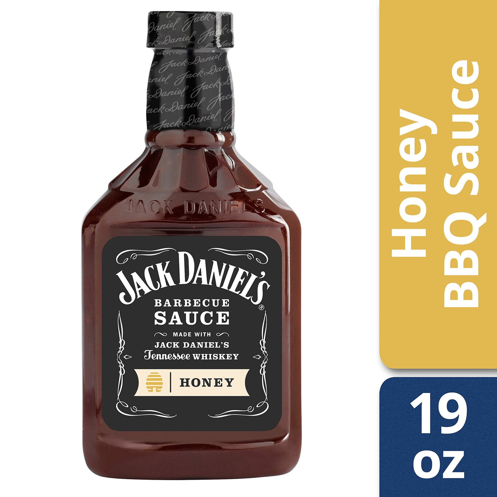 Jack Daniel's Honey BBQ Sauce (19 oz Bottles, Pack of 6)