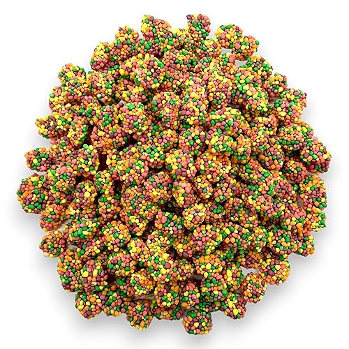 KLub Bulk Gummy Cluster -1.5 lbs Vibrant Rainbow Flavors, Deliciously Fun Clusters, Perfect for Snacking Gummy Clusters Candy, Rainbow Candy Mix