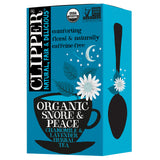 Clipper Tea Snore and Peace Chamomile & Lavender Herbal Tea - Caffeine Free, USDA Organic, Great Hot or Iced - Comfortingly Floral, Natural, Fair