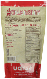 Udi's Gluten Free Artisan Granola, Cranberry, 13 oz