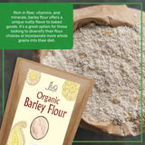 Jiva Organic Barley Flour 2 Pound - All Natural & Raw - Product of India
