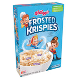 Rice Krispies Kellogg’s Fat-Free Frosted Krispies Breakfast Cereal, Toasted Rice Cereal, 13 Ounce, Pack of 16