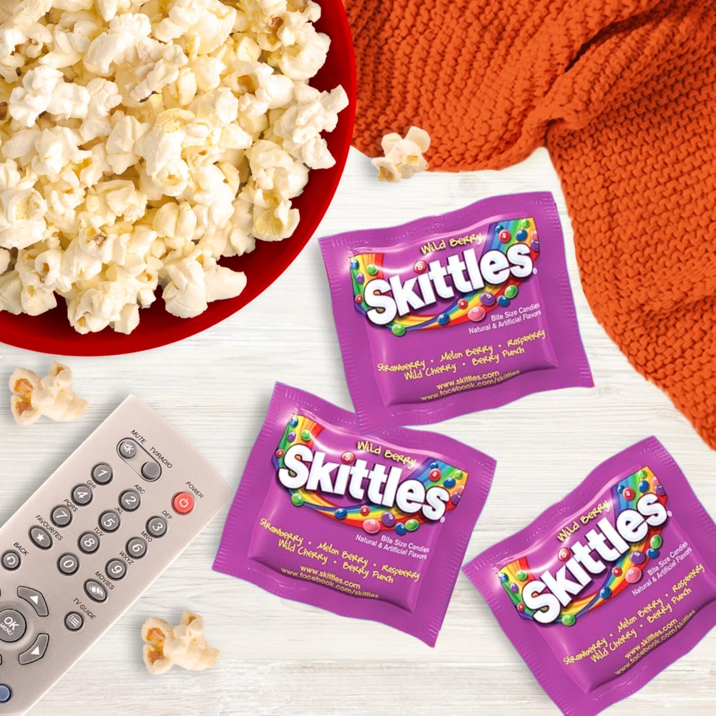 ASSORTIT X Skittles Collab Wild Berry Flavor Candy Coated Fruit Chew Fun Size 1 Lb Individually Wrapped Bulk Purple Party Assortment 25+ Bite Size