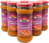 Rani Spicy Butter Chicken Vegan Simmer Sauce 14oz (400g) Glass Jar, Pack of 5 +1 FREE ~ Easy to Use | Vegan | No Colors | All Natural | NON-GMO |