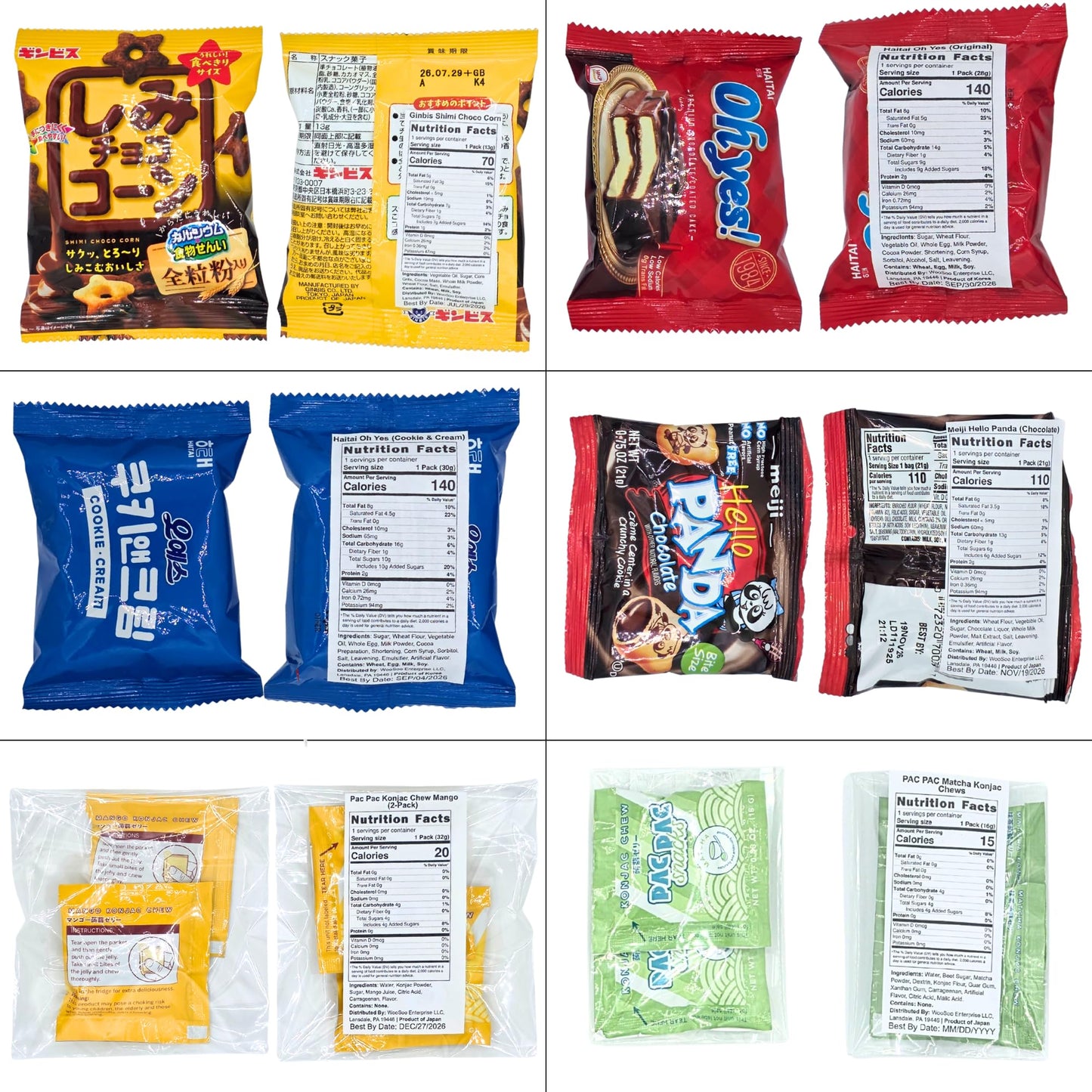 Premium Japanese & Korean Variety Pack - Assorted Sweets, Savory Chips, Ramen & Matcha Energy Drink- Gift for Birthdays, Students & Office
