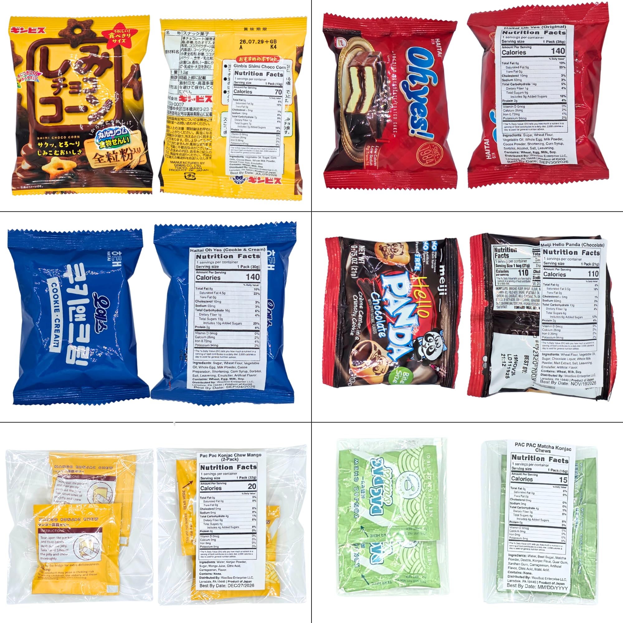 Premium Japanese & Korean Variety Pack - Assorted Sweets, Savory Chips, Ramen & Matcha Energy Drink- Gift for Birthdays, Students & Office