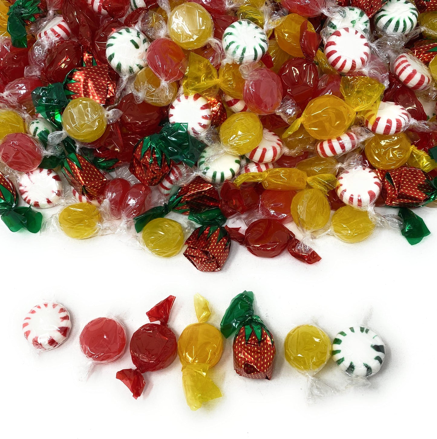 American Favorites Sweets Party Mix Individually Wrapped Hard Candies Bulk Assortment 7 Flavor Variety Pack 6 Lb 450+pcs (96 Oz)