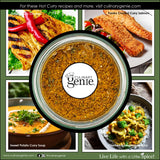 Culinary Genie Salt-Free Hot Curry Seasoning Blend - Classic Thai Yellow Curry with Ginger & Chile, No Salt Added