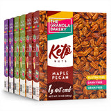TGB Keto Glazed Nuts Variety Pack | 1g Net Carb Keto Snacks | Gluten Free Low Carb Candy, 10 Ounces (Pack of 6)