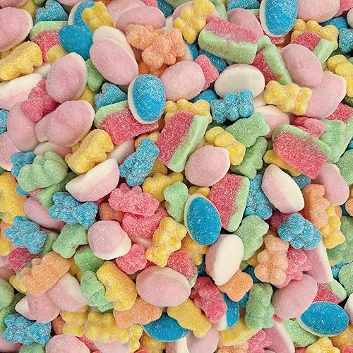Gummy Candy Mix | 2-Pound Bag | Chewy Candy | Sour Gummi Bears | Puffy Gummies | Watermelon Wedges | Bulk Gummies for Buffets, Party Favors and Goodie