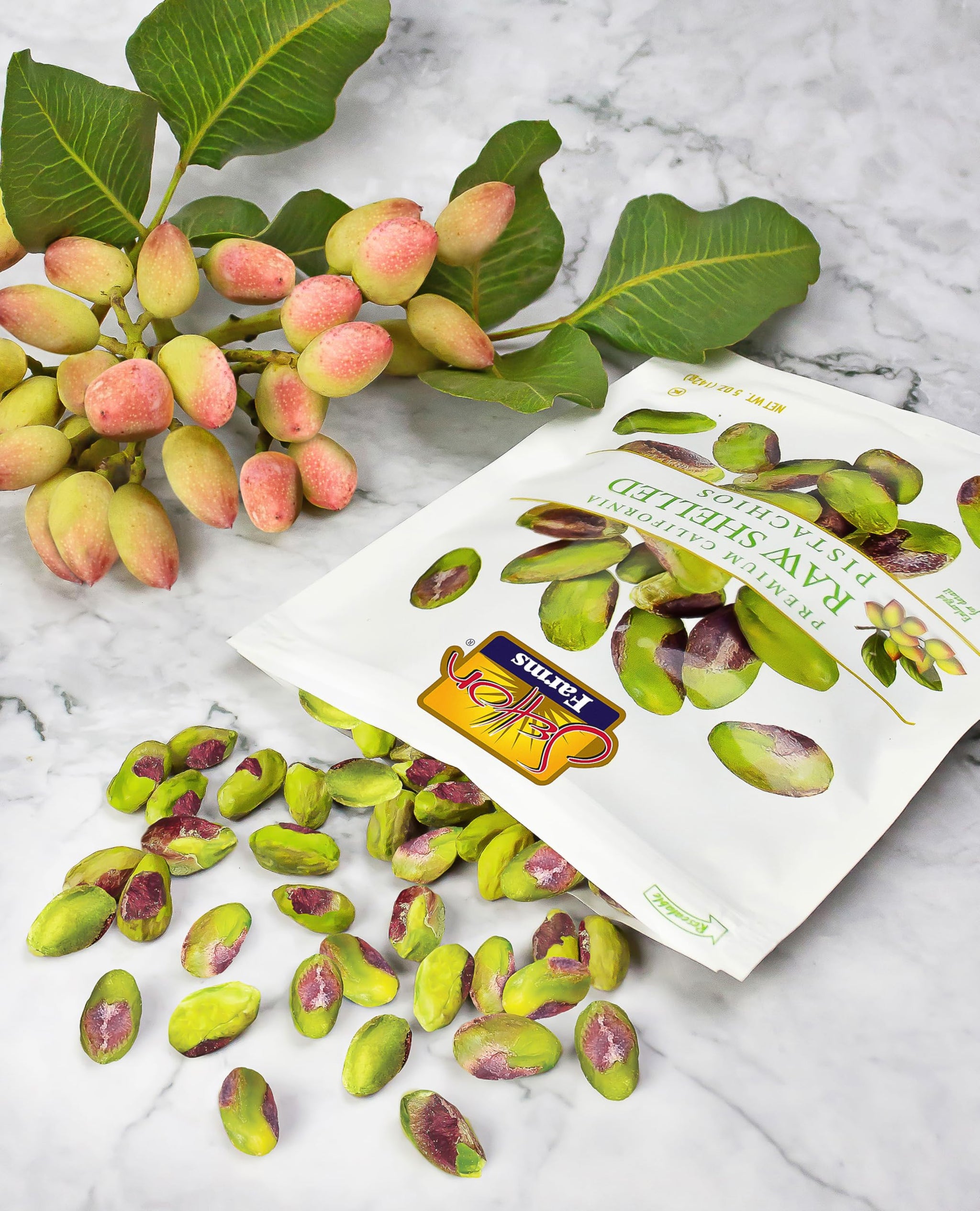 Setton Farms Naturally Raw Shelled Pistachios 20 oz Value Bag, No Shell Pistachios, Non-GMO Project Verified, Certified Gluten Free, Vegan and Kosher