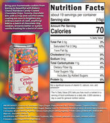 Rainbow Candy Coated Chocolate Chips - Dairy Free, Kosher - 10 oz. - Baker's Choice
