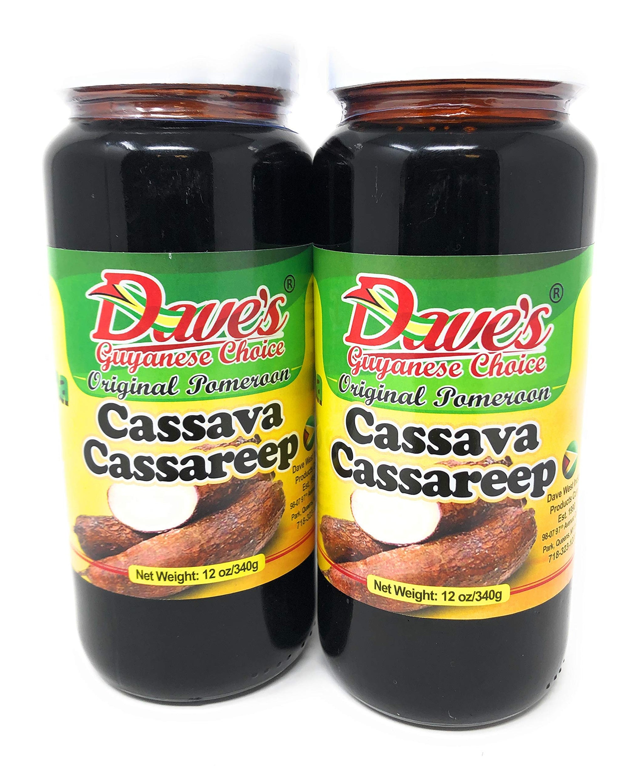 Dave's Original Pomeroon Daves Guyanese Choice Original Pomeroon Cassava Cassareep 12oz340g (2 Pack)