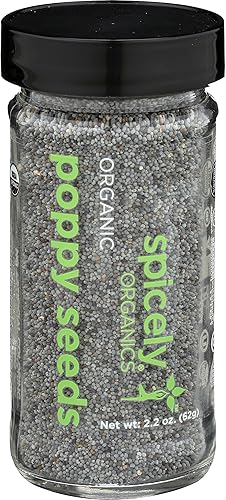 SPICELY Organic Jar Poppy Seed, 2.2 OZ