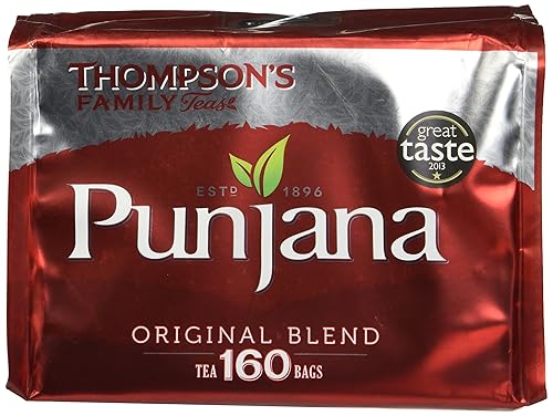 Thompson's Family Teas Original Blend Classic English 160 Tea Bags (Amazing Taste)