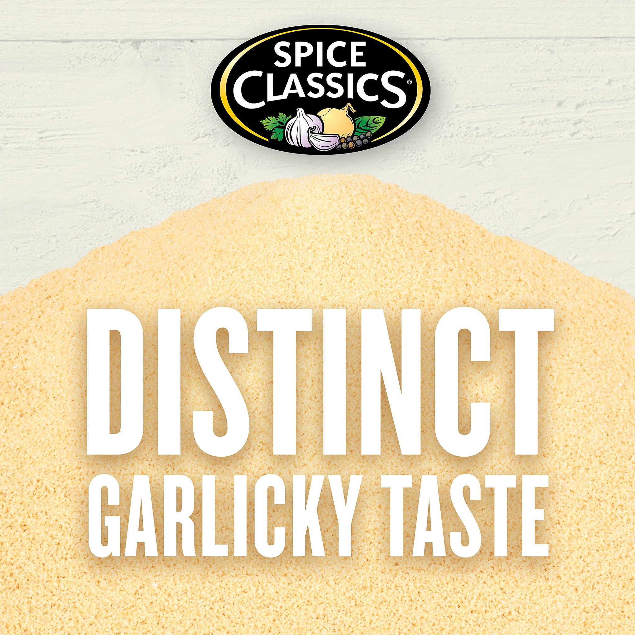 Spice Classics Garlic Powder, 5.25 lb - One 5.25 Pound Container of Bulk Garlic Powder Seasoning, Ideal Substitute for Fresh Garlic, Pairs Well