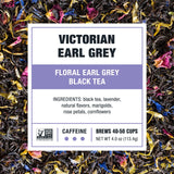 Tiesta Tea - Victorian Earl Grey, Loose Leaf, Floral Earl Grey Black Tea, Premium High Caffeinated Black Drink, Make Hot or Iced, Brews Up to 50 Cups