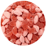 Mini Sanded Pink & Red Lips and Hearts, 1 Pound Bulk Bag, Valentines Candy, The Hampton Candy Company