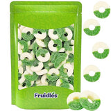 Fruidles Apple Gummy Rings Candy, Assorted Fruit Flavors Gummies, Allergy Friendly, Non-GMO, No Artificial Sweeteners Gummy (2 Pounds)
