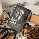 Bones Coffee Company Flavored Coffee Bones Cups Holy Cannoli Flavored Pods | 12ct Single-Serve Coffee Pods Compatible with Keurig 1.0 & 2.0 Keurig