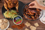 2 Pack - Premium Thanksgiving Perfect Poultry Pack - Chairman of the Bird Herb Turkey Rub + Stan's Smoky BBQ Cajun Deep Fried Turkey Seasoning - All