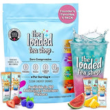 The Loaded Tea Shop Energy Drink Mix Sticks, Founder’s Favorites 5 Pack, Sugar-Free, Zero Calories, 200mg Natural Caffeine, No Artificial
